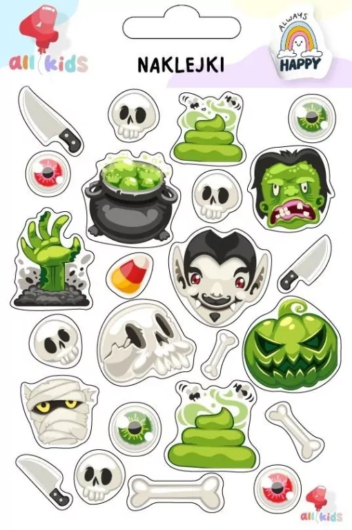 Naklejki dla dzieci Halloween 1 - tantis.pl