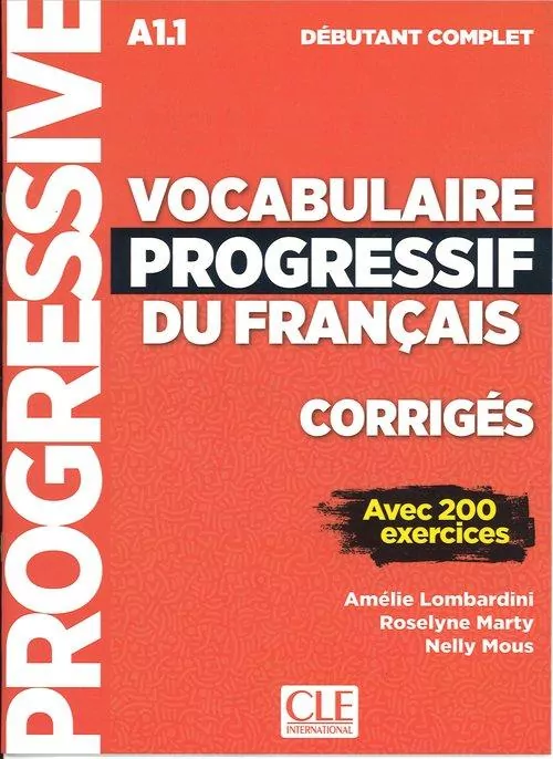 Vocabulaire progressif A1 klucz odpowiedzi - tantis.pl