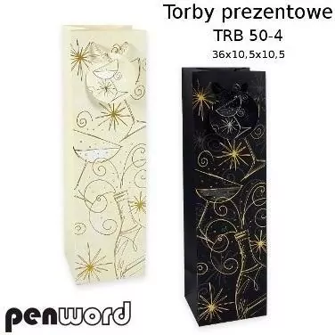 Torebka prezentowa 36x10,5x10,5cm, mix - tantis.pl