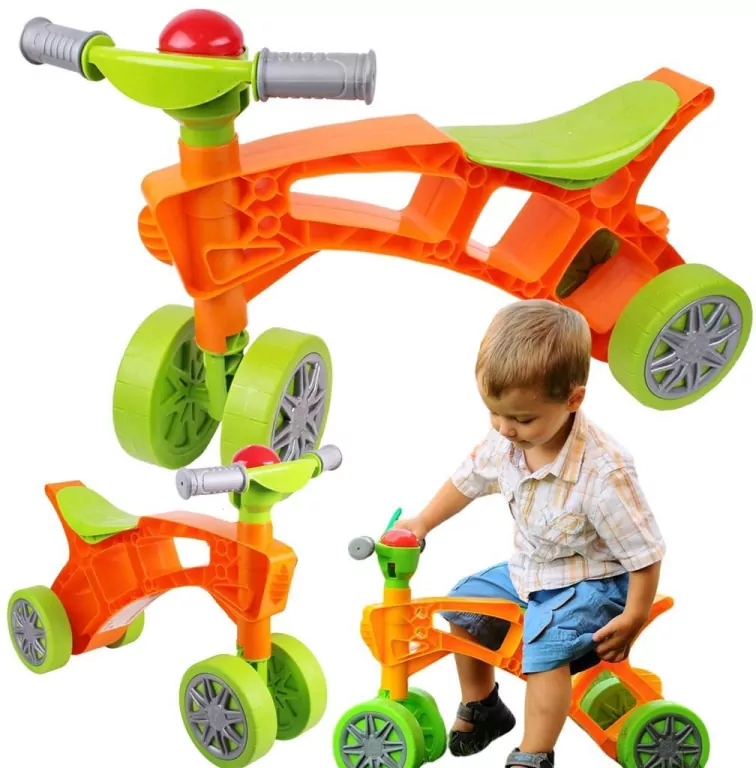 Rowerek biegowy czterokołowy MIX - tantis.pl