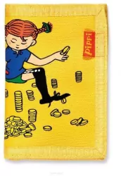 Portfel Pippi żółty