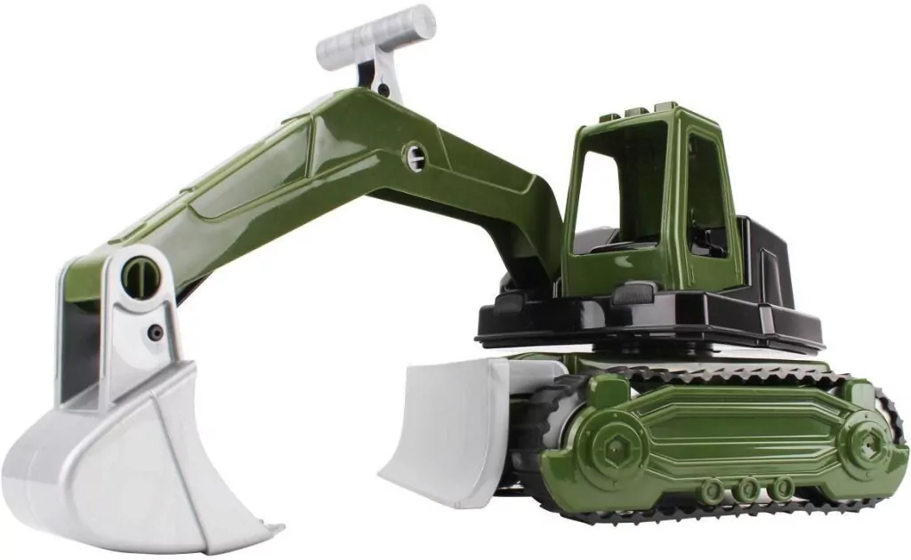 Traktor zielony na gąsienicach - tantis.pl