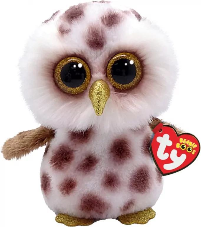 Beanie Boos Whoolie - cętkowana sowa 15cm - tantis.pl