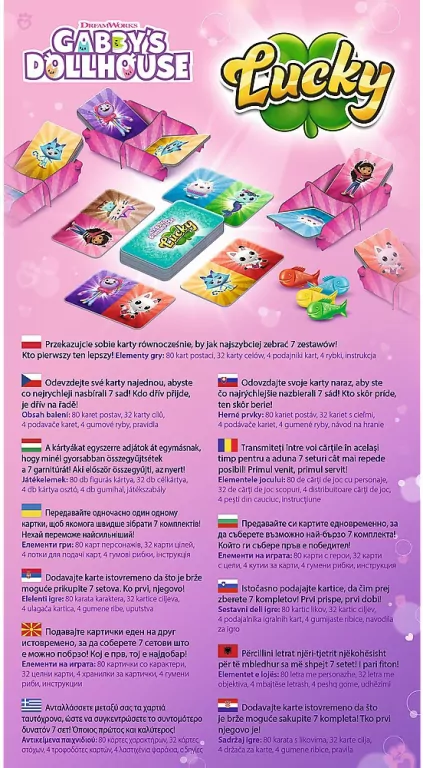 Gra planszowa Lucky Gabby's Dollhouse TREFL - tantis.pl