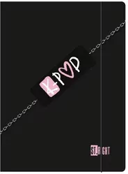 Teczka z gumką A4 Pink K-Pop - tantis.pl