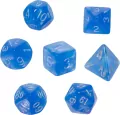 Komplet kości REBEL RPG - Kamienie Księżycowe - Lapis Lazuli - tantis.pl