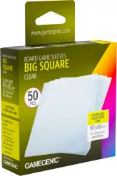 Gamegenic: Board Game Sleeves - Big Square (82x82 mm) - Clear - 50 sztuk