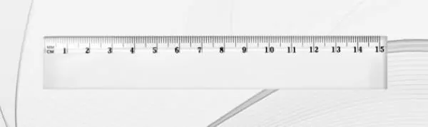 Tetis. Linijka, 15cm - tantis.pl