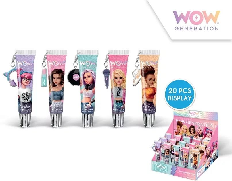 Błyszczyk do ust z zawieszką WOW MIX - tantis.pl