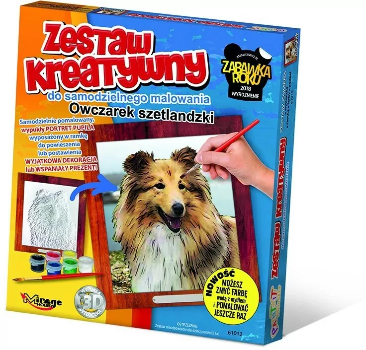 Zestaw kreatywny. Owczarek Szetlandzki - tantis.pl