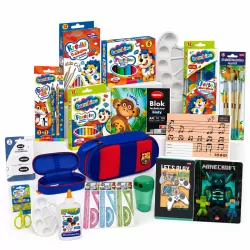 Wyprawka szkolna FB Barcelona. Kompletny zestaw. Szkoła podstawowa