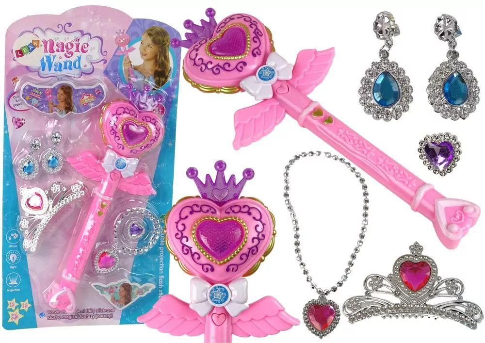 Interaktywna magiczna różdżka + akcesoria - tantis.pl