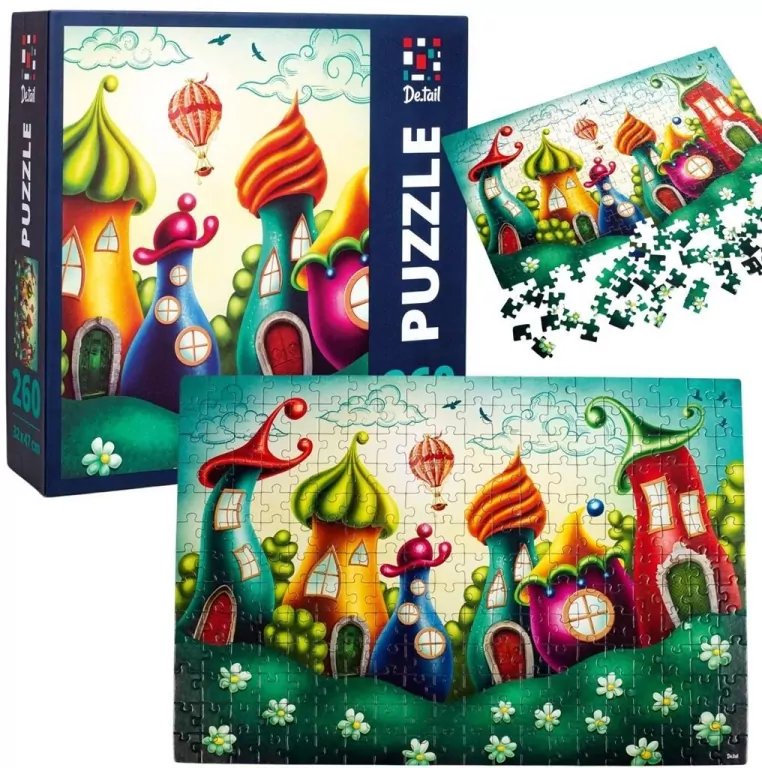 Puzzle 260 Bajkowe miasto - tantis.pl
