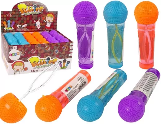 Bańki mydlane mikrofon 40ml MIX