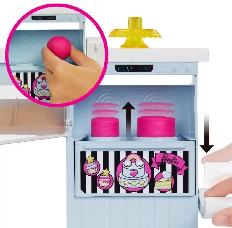 Barbie Cukiernia. Zestaw z lalką - tantis.pl