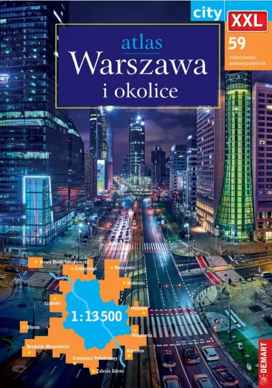 Warszawa i okolice atlas miasta - tantis.pl