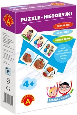 Puzzle Historyjki. Zabawa i nauka