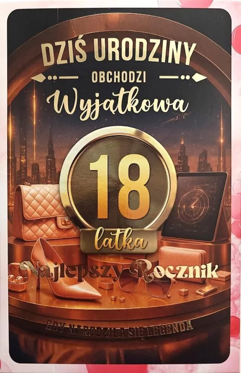 Karnet z wymiennymi rocznikami 18 damska - tantis.pl