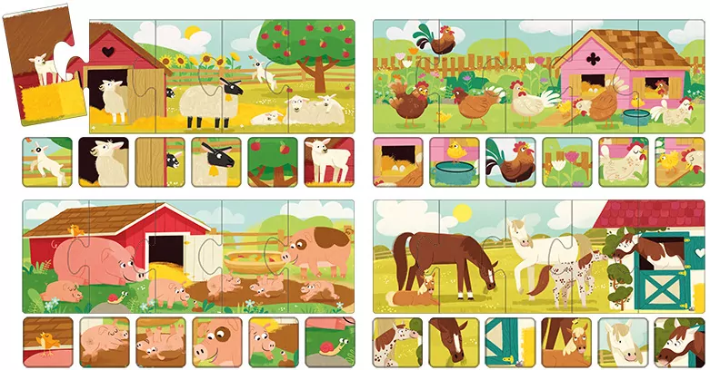 Zagroda 1 puzzle obserwacyjne - tantis.pl