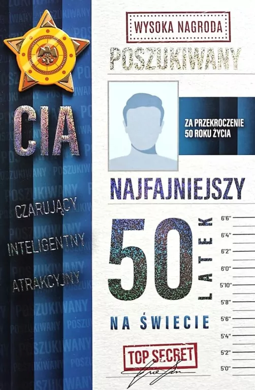 Karnet Urodziny 50 męskie poszukiwany - tantis.pl