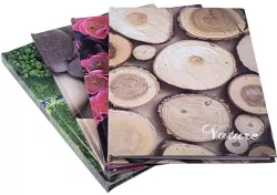 Brulion A4/96K kratka. Nature, 5 sztuk