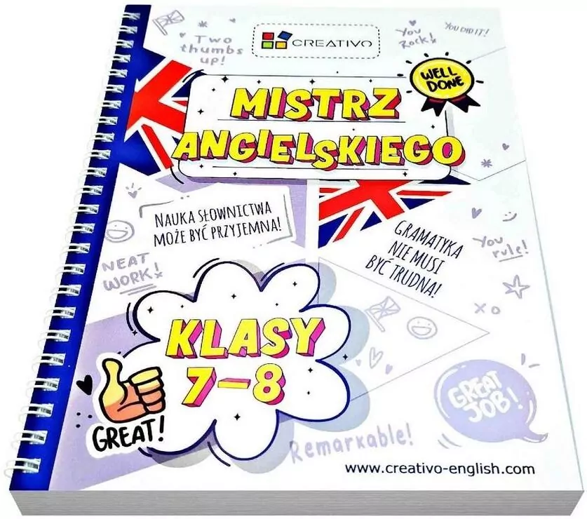 Mistrz angielskiego. Kurs dla uczniów klas 7-8 - tantis.pl