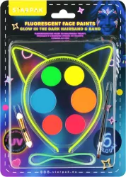 Farby do twarzy 6 kolorów FLUO