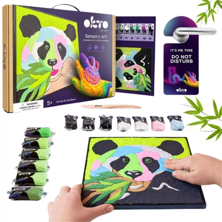 Panda. Obraz 3D. Zestaw kreatywny - tantis.pl