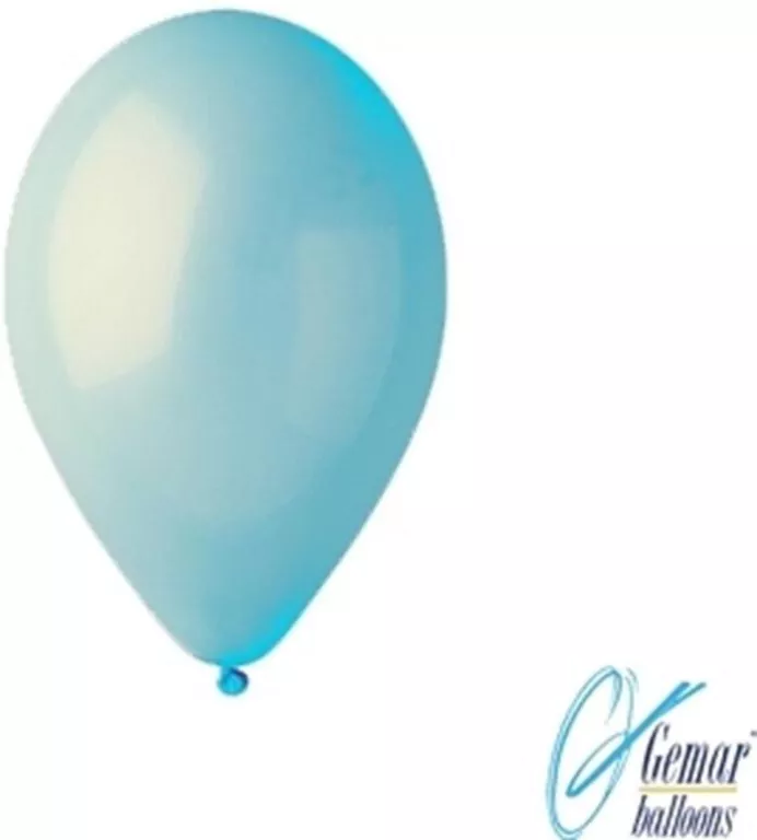 Balony 25cm. Pastelowe błękitne - tantis.pl