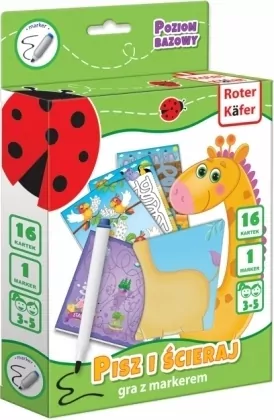 Pisz i ścieraj. Gra z markerem. Poziom bazowy. 3-5 lat - tantis.pl