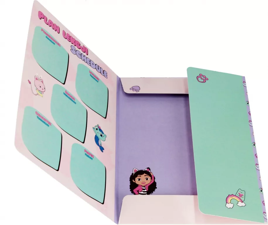 Teczka z gumką A4 Gabby's Dollhouse mix - tantis.pl