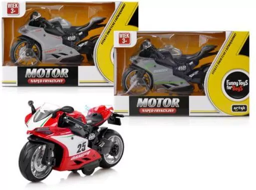 Motor z napędem frykcyjnym mix Toys For Boys - tantis.pl