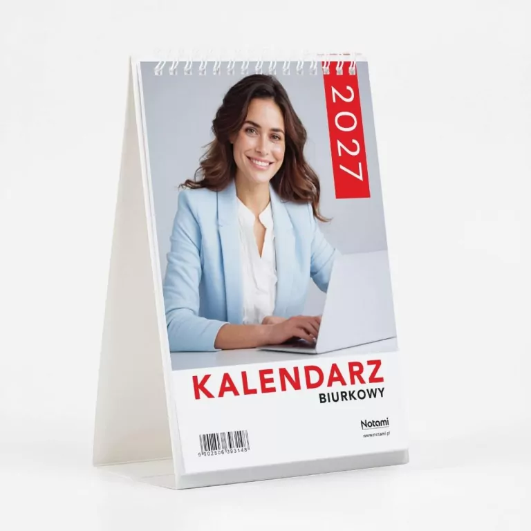 Kalendarz 2027 A5 Biurkowy Pionowy Tygodniowy - tantis.pl