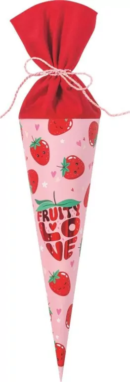 Rożek tyta pierwszoklasisty Fruity Love 35cm - tantis.pl