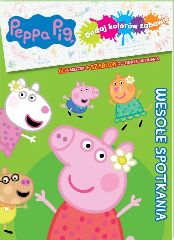 Peppa Pig. Dodaj kolorów zabawie. Kolorowe przygody - tantis.pl