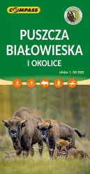 Mapa. Puszcza Białowieska 1:50 000