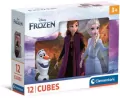 Clementoni. Klocki Frozen, 12 elementów - tantis.pl