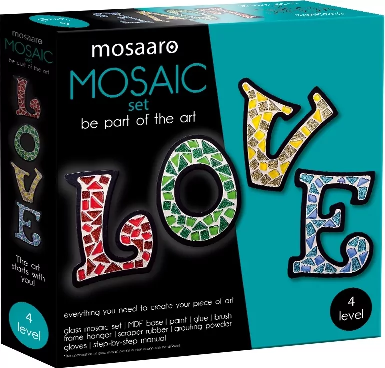 Zestaw kreatywny mozaika. Love - tantis.pl