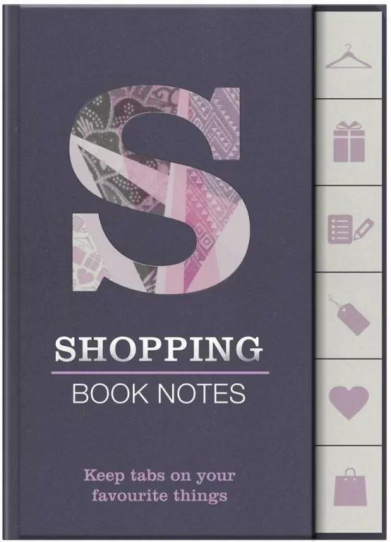 Book Notes - Shopping - znaczniki zakupy - tantis.pl