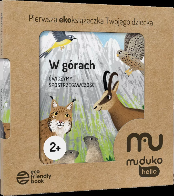 W górach. Ćwiczymy spostrzegawczość 2+. Pierwsza ekoksiążeczka Twojego Dziecka - tantis.pl
