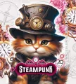 Kolorowanka 160x160 Steampunk Kot - tantis.pl