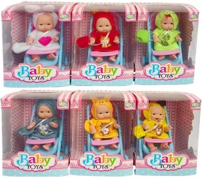 Lalka z wózkiem MIX - tantis.pl