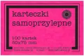 Karteczki samoprzylepne Fluo 50x75mm róż - tantis.pl