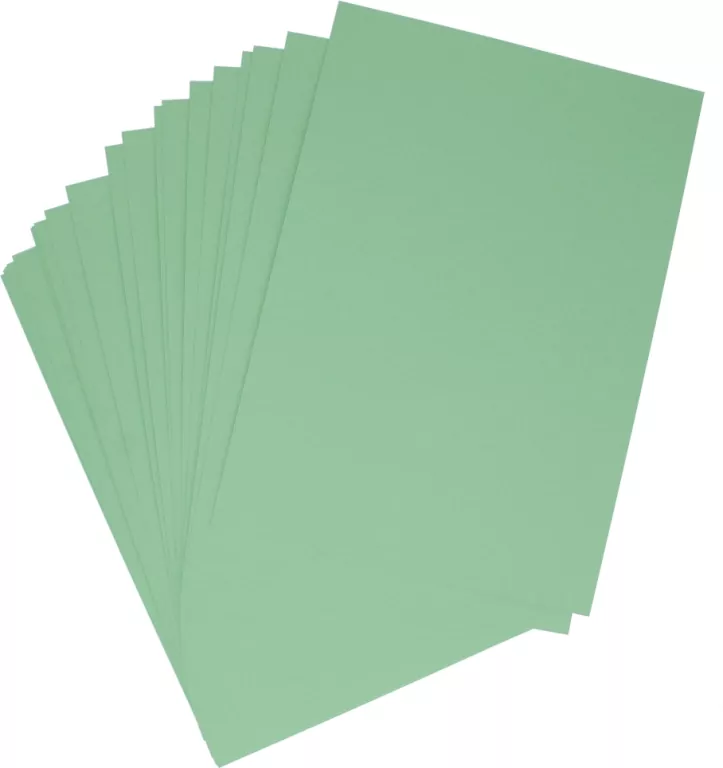 Karton ozdobny A4 Gładki 210g zielony 20 szt - tantis.pl