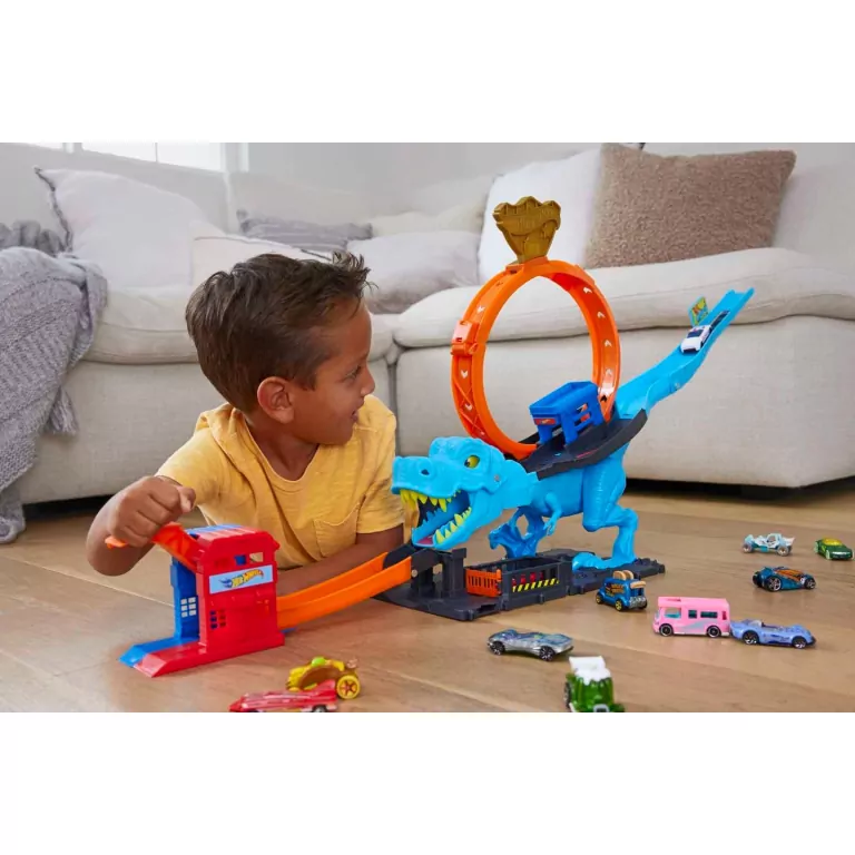 Hot Wheels City. Pętla T-rexa - tantis.pl