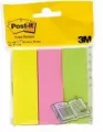 Znaczniki POST-IT (671/3), papier, 26x76mm, 3x100 kart., mix kolorów - tantis.pl