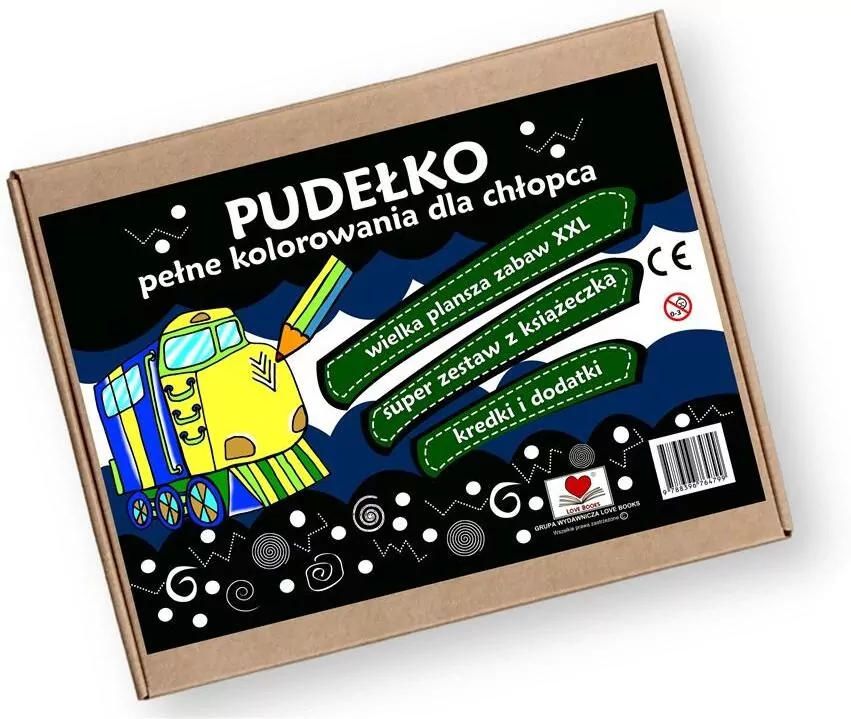Pudełko pełne kolorowania dla chłopca - tantis.pl
