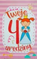 Karnet Urodziny 4 dziewczynka - tantis.pl