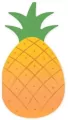 Serwetki Ananas 18,5x10,2cm 20szt - tantis.pl