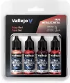 Vallejo: 77.254 - True Metallic Metal - Ruby Red Paint Set - tantis.pl